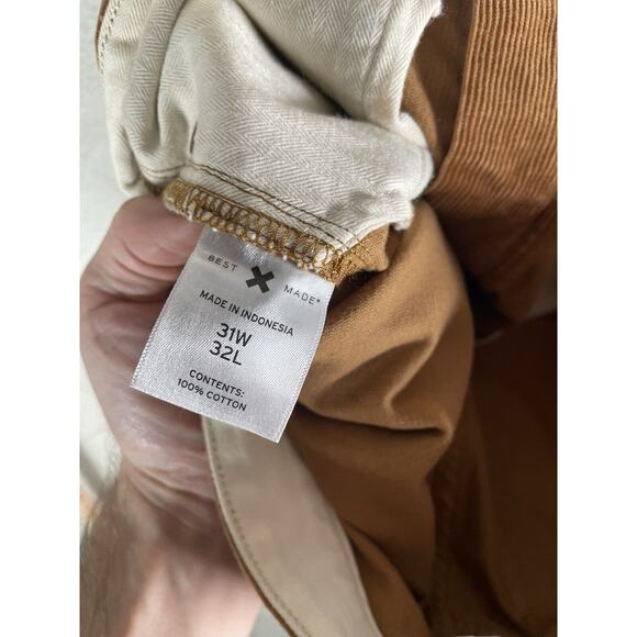 NEW Best Made Corduroy Pants Mens 31x32 Brown 5 Pocket Cord Outdoor Work NWT - Picture 13 of 16